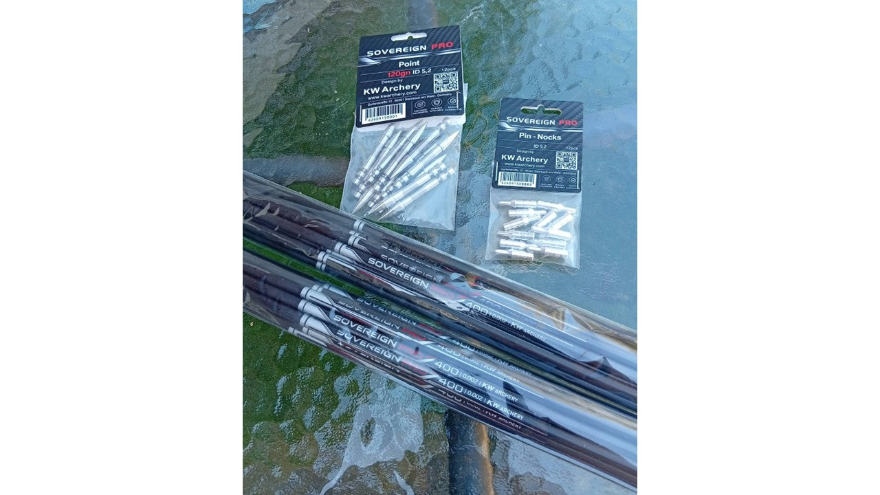 Setpreis Sovereign Pro mit Spitzen und Pin-Nocks